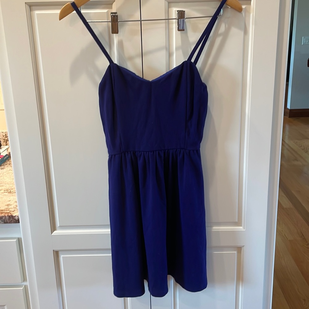 Blue dress